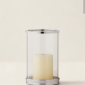 Ralph Lauren Silver Glass Candle Holder